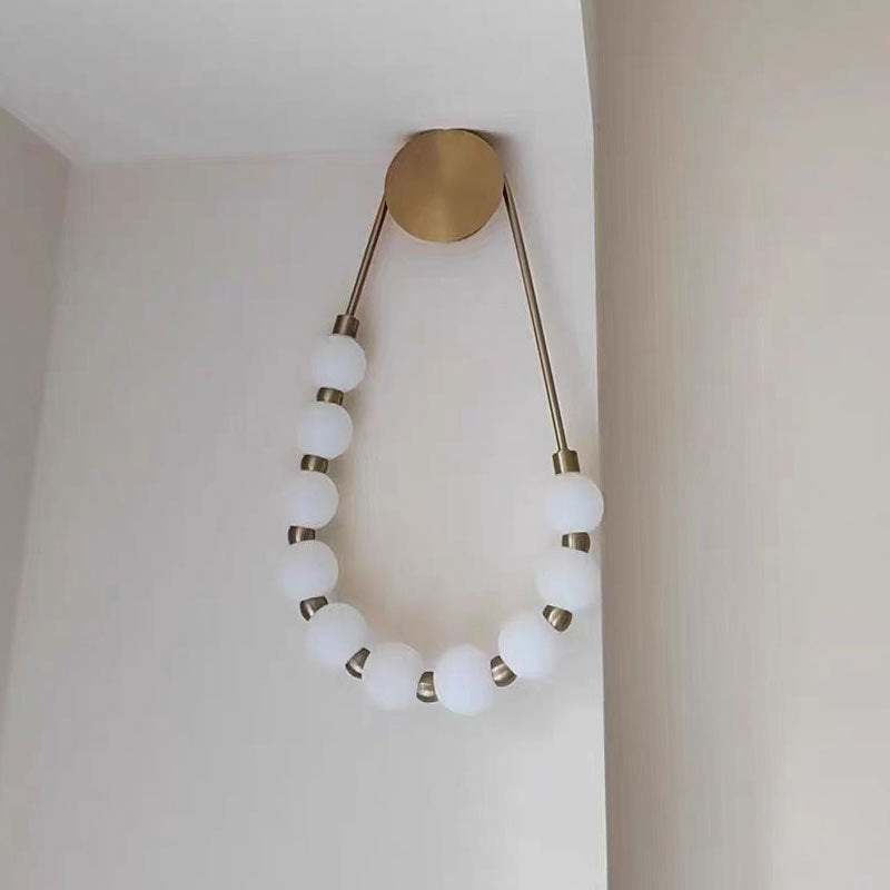 Elegant Necklace Wall Lamp with LED