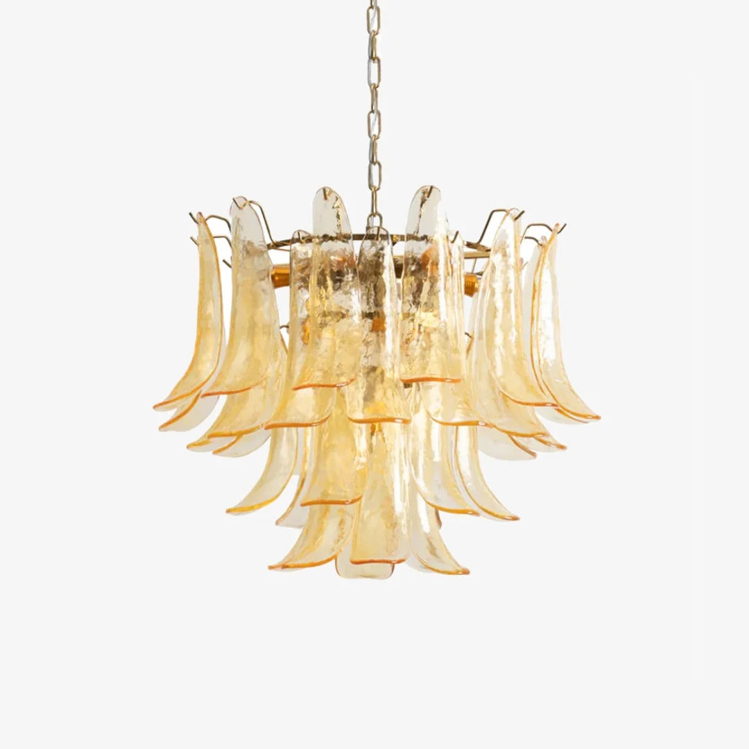 Exquisite Murano Glass Crystal Chandelier