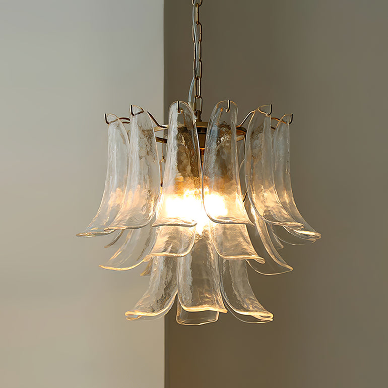 Exquisite Murano Glass Crystal Chandelier