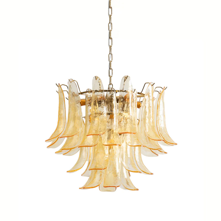 Exquisite Murano Glass Crystal Chandelier