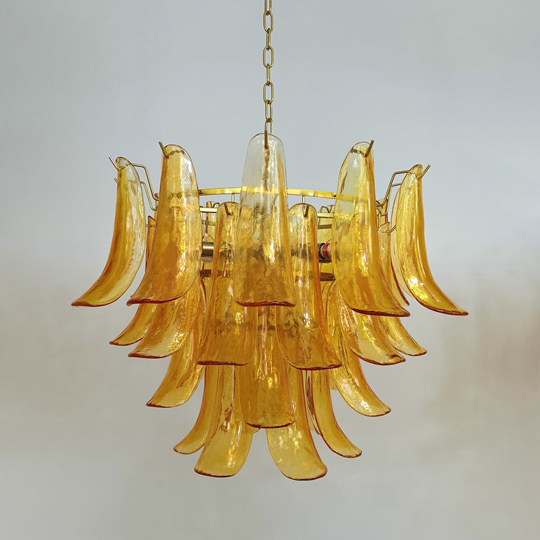 Exquisite Murano Glass Crystal Chandelier