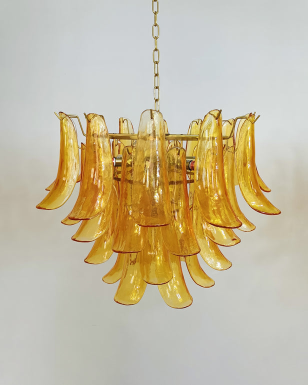 Exquisite Murano Glass Crystal Chandelier