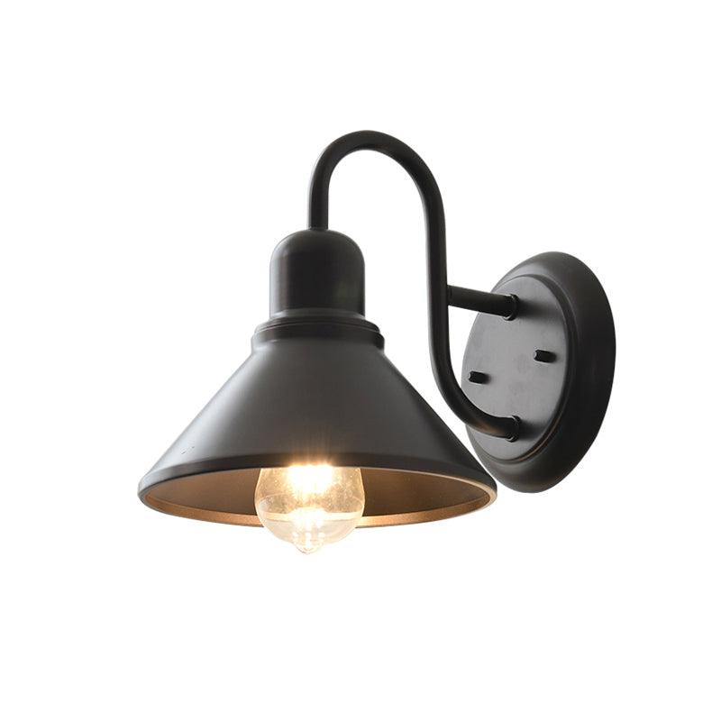 Farmhouse Outdoor Wall Light – Rustic Black Design, Weatherproof