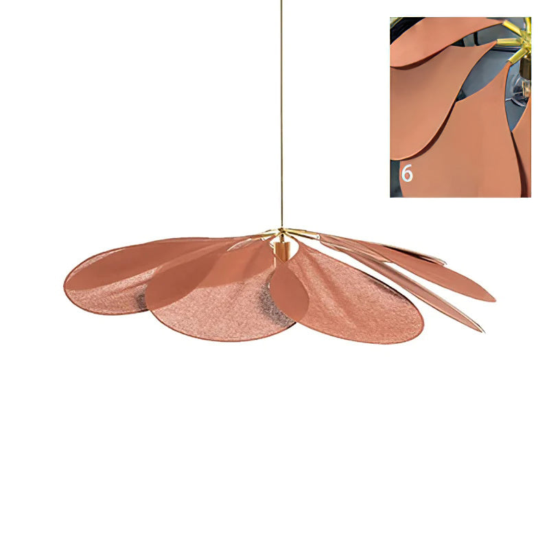 Floral Pendant Light – Soft Light and Shadows, Teardrop Petals