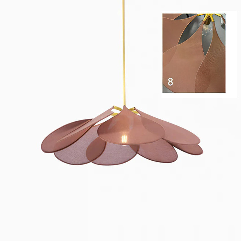 Floral Pendant Light – Soft Light and Shadows, Teardrop Petals