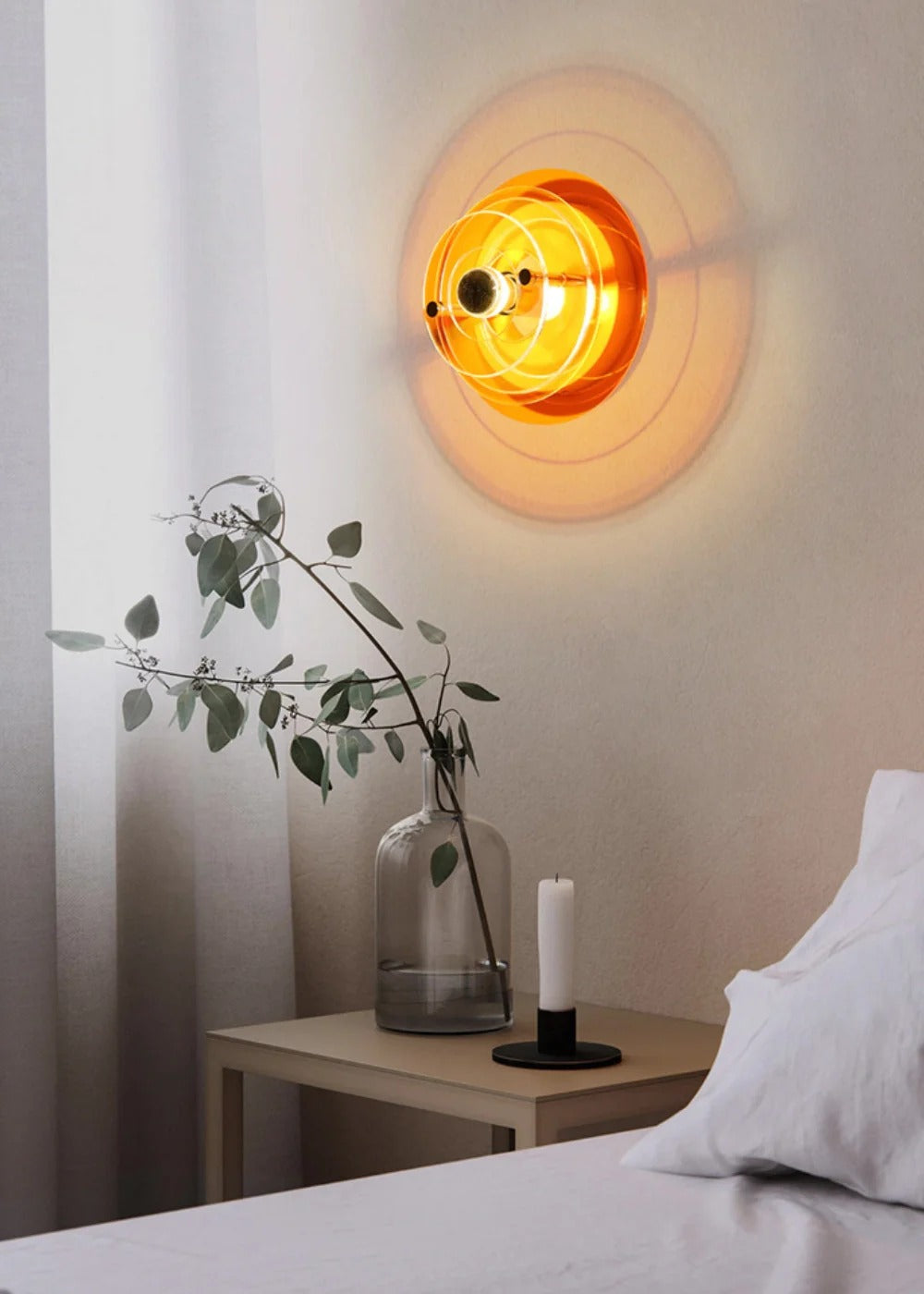 Futuristic UFO Wall Lamp Design