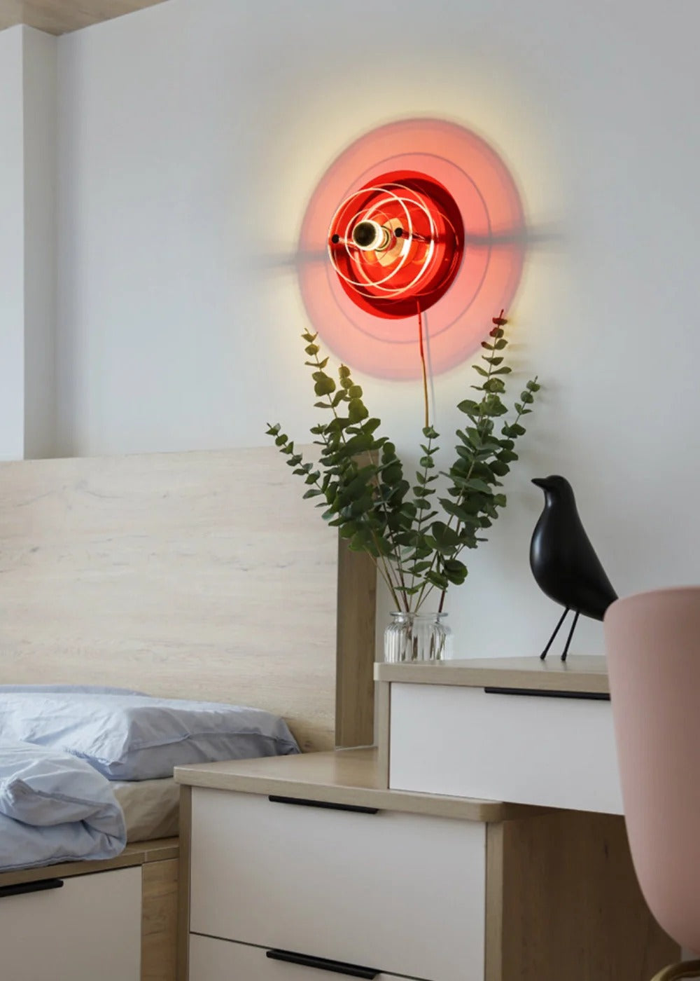 Futuristic UFO Wall Lamp Design