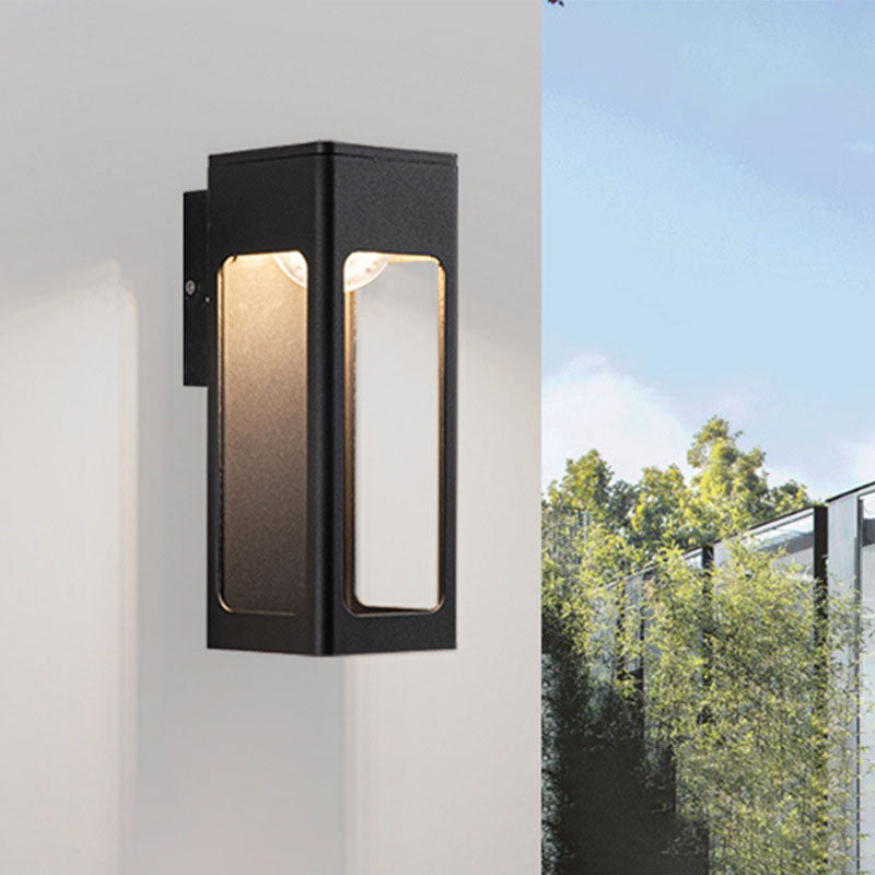 Geometric Outdoor Wall Light – Minimalist Modern Design, Weatherproof