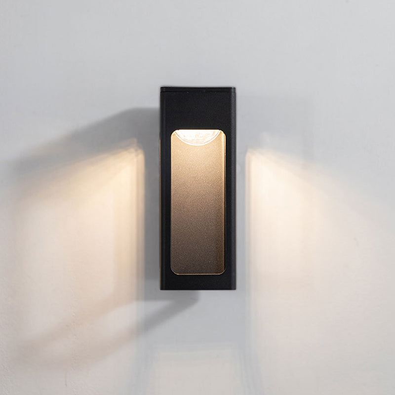 Geometric Outdoor Wall Light – Minimalist Modern Design, Weatherproof