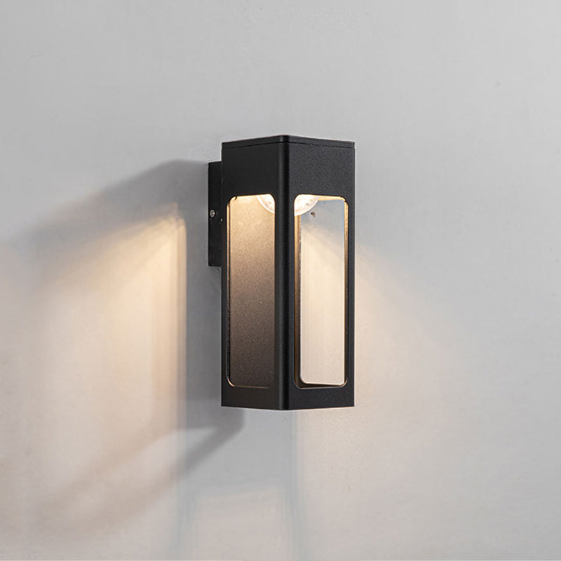 Geometric Outdoor Wall Light – Minimalist Modern Design, Weatherproof