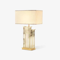 Gold Frame Art Deco Table Lamp