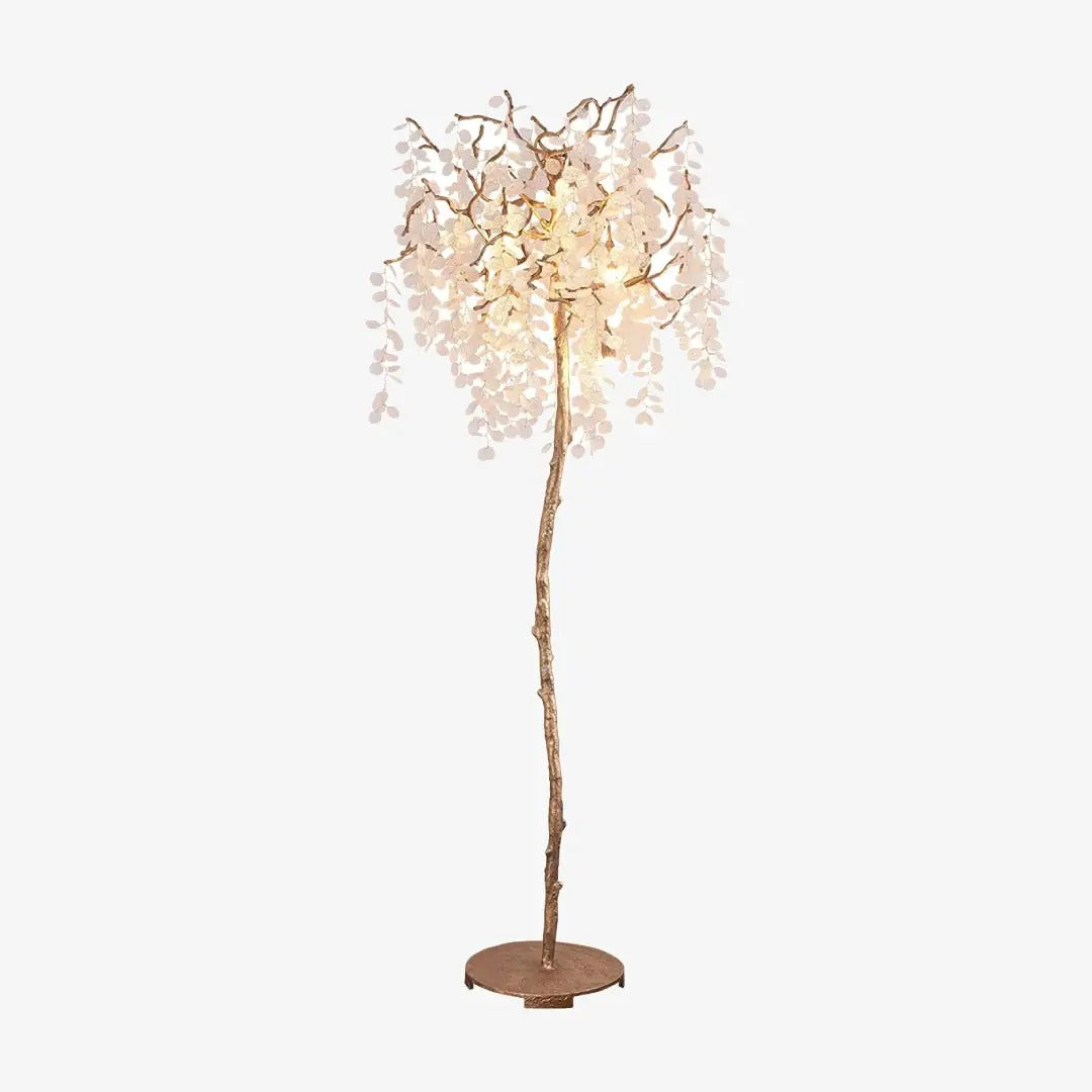 Golden Money Tree Floor Lamp