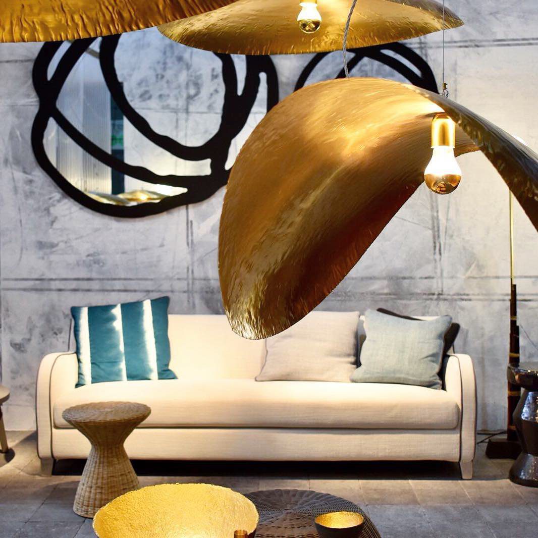 Hammered Brass Pendant Light – Distinctive Modern Design