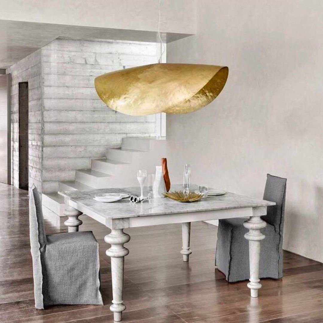 Hammered Brass Pendant Light – Distinctive Modern Design