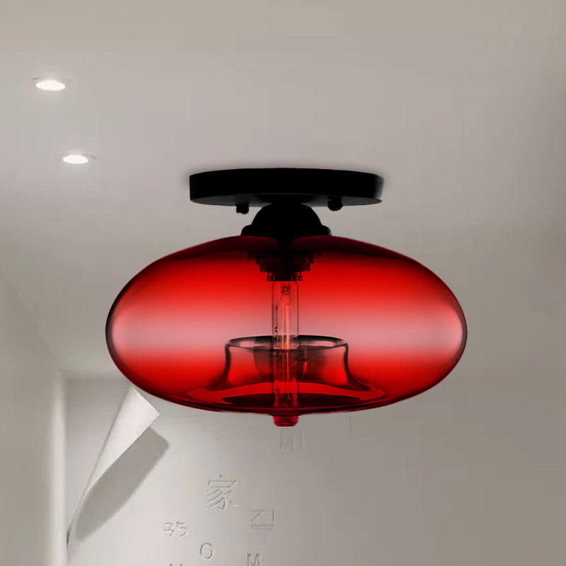 Industrial Globe Ceiling Light – Modern Art Deco Design