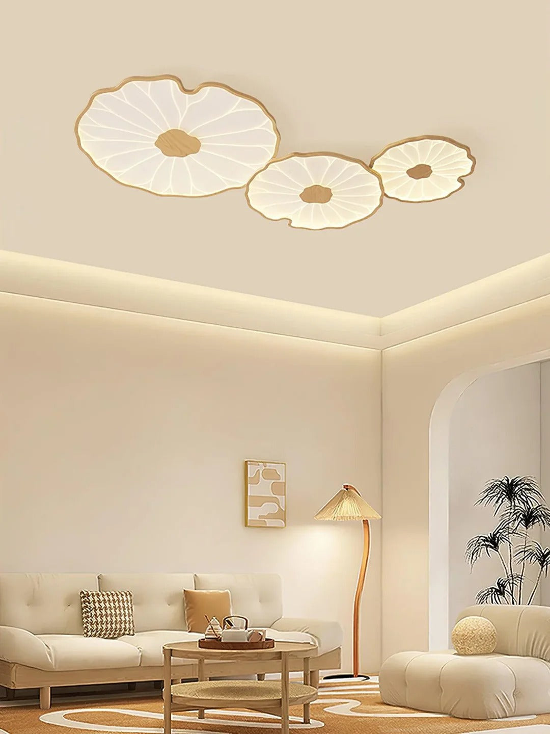 Lotus Leaf Creative Ceiling Light – Unique Design