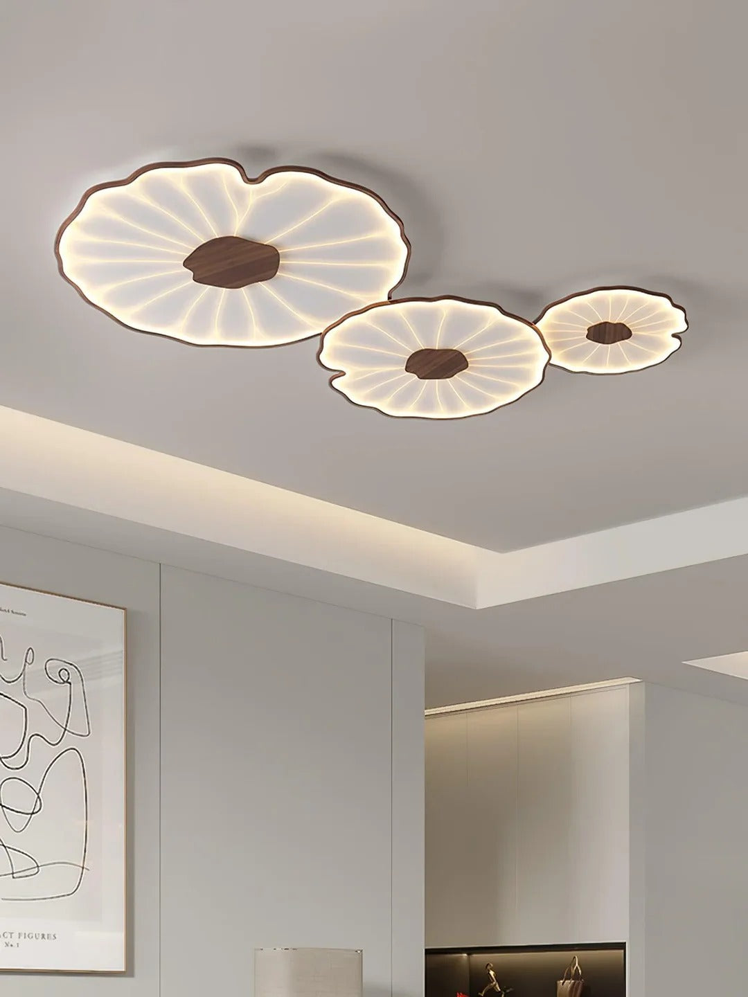 Lotus Leaf Creative Ceiling Light – Unique Design