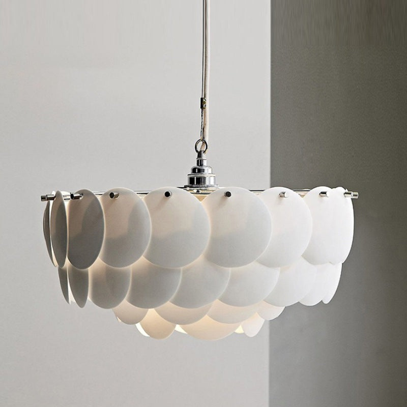 Luxurious Ceramic Round Layered Chandelier