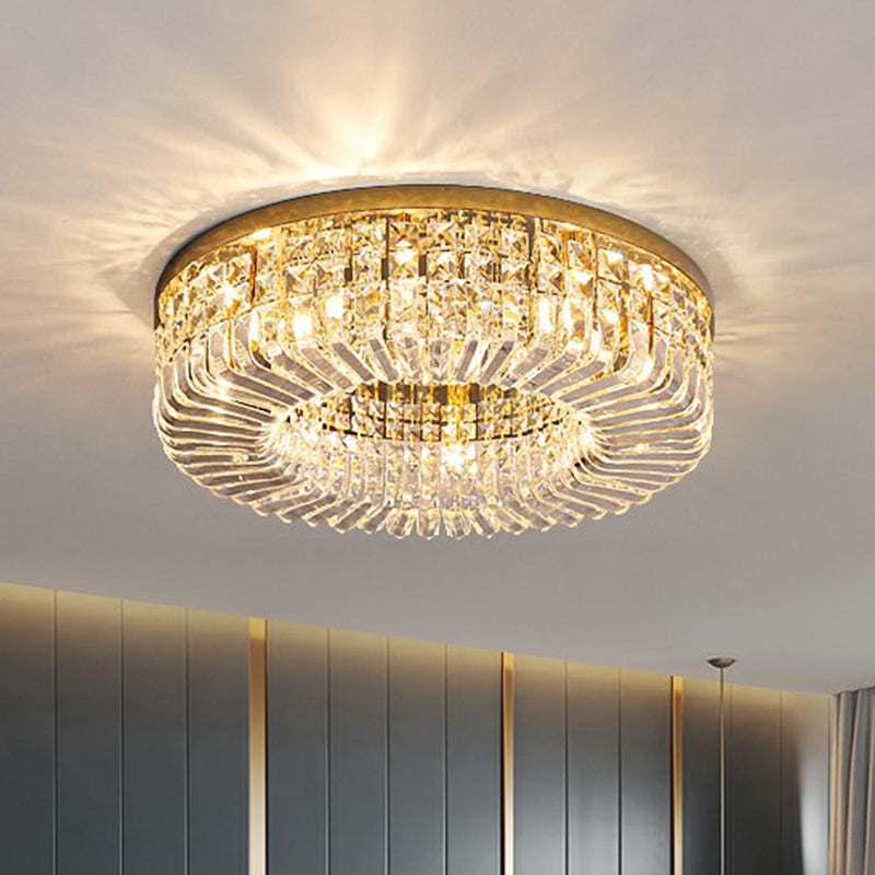 Luxury Crystal Flush Mount – Sophisticated Design