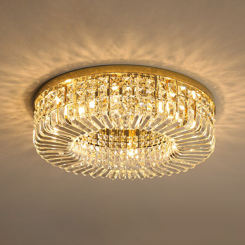 Luxury Crystal Flush Mount – Sophisticated Design