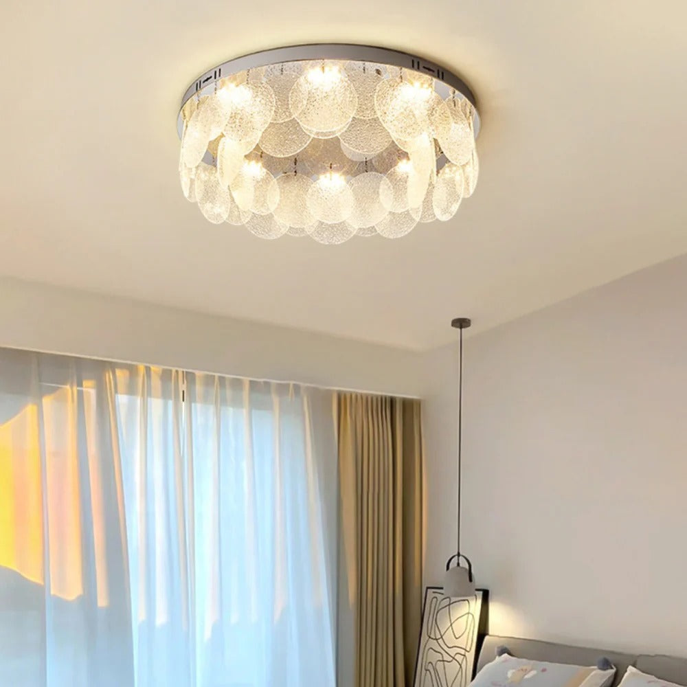 Luxury Flush Mount Ceiling Light - 8-Light Design