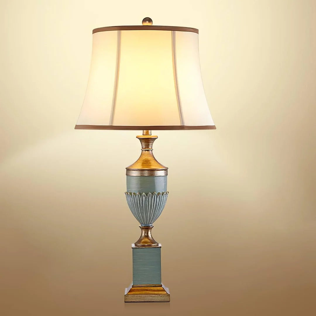 Luxury European Fabric Table Lamp