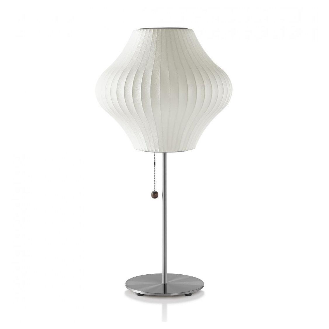 Mid-Century Table Lamp – Elegant Ribbed Shade