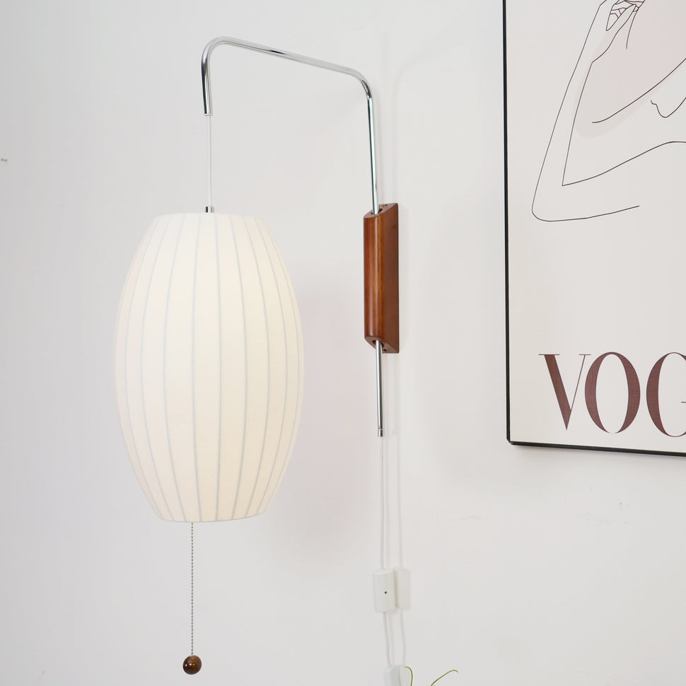 Mid-Century Wall Lamp – Adjustable Bubble Design