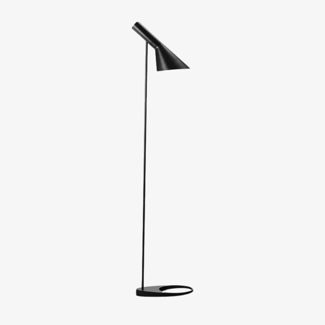 Minimalist Floor Lamp with a Conical Lampshade