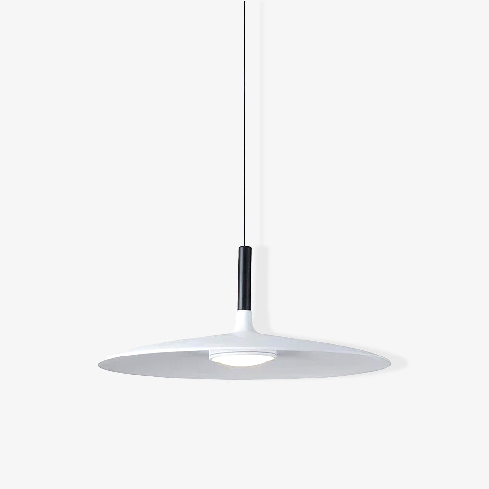 Minimalist Disc-Cylindrical LED Pendant Light