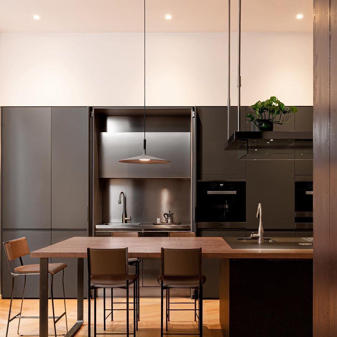 Minimalist Disc-Cylindrical LED Pendant Light