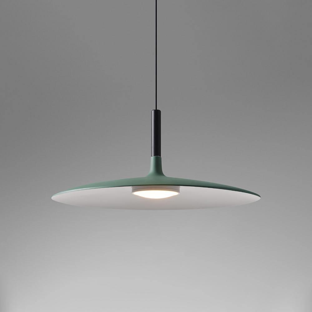 Minimalist Disc-Cylindrical LED Pendant Light