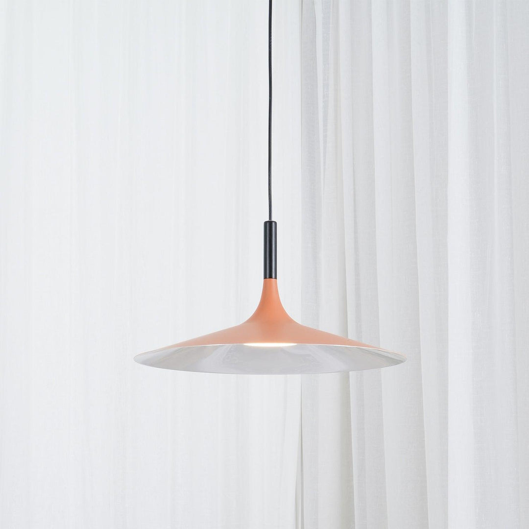 Minimalist Disc-Cylindrical LED Pendant Light