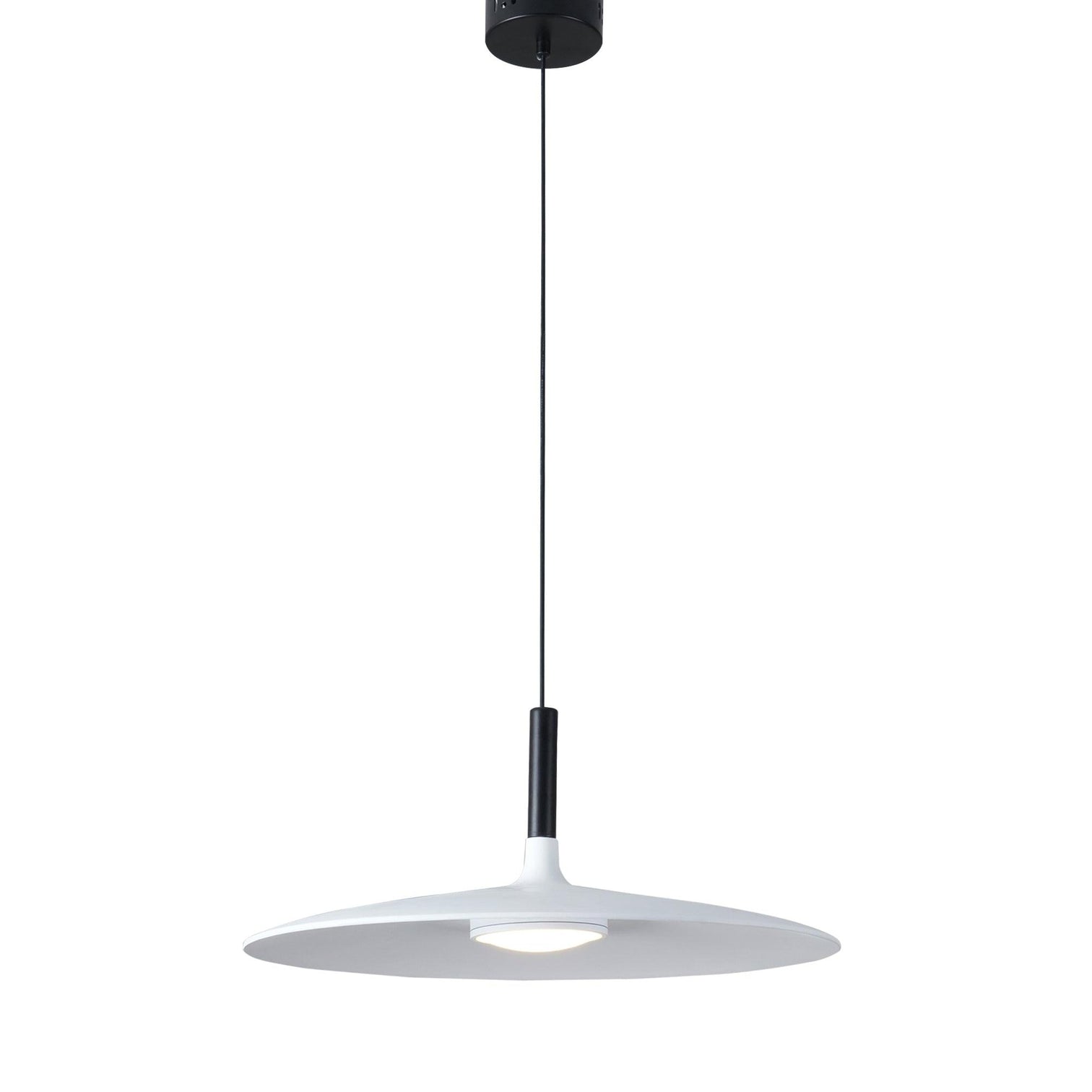 Minimalist Disc-Cylindrical LED Pendant Light
