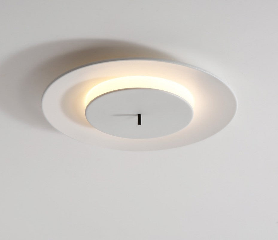 Minimalist Circular LED Ceiling Light - Soft Illumination