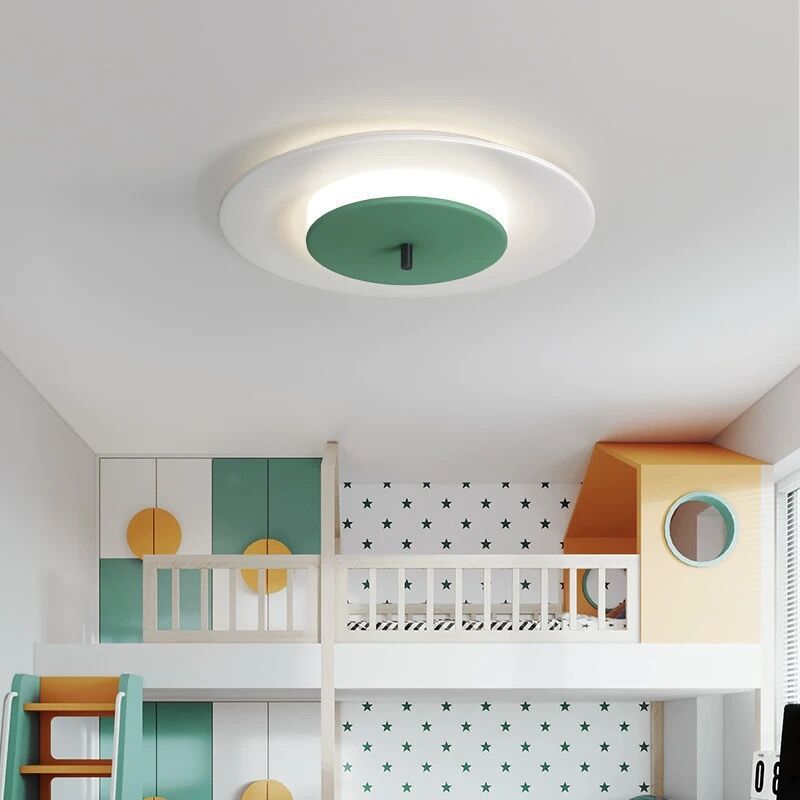 Minimalist Circular LED Ceiling Light - Soft Illumination