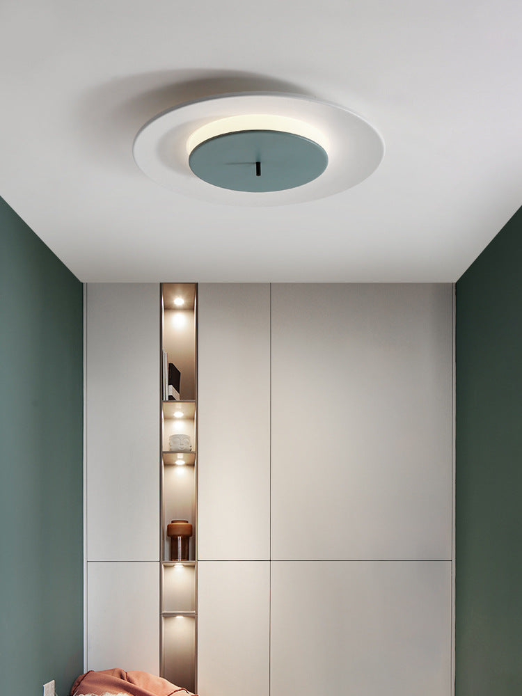 Minimalist Circular LED Ceiling Light - Soft Illumination