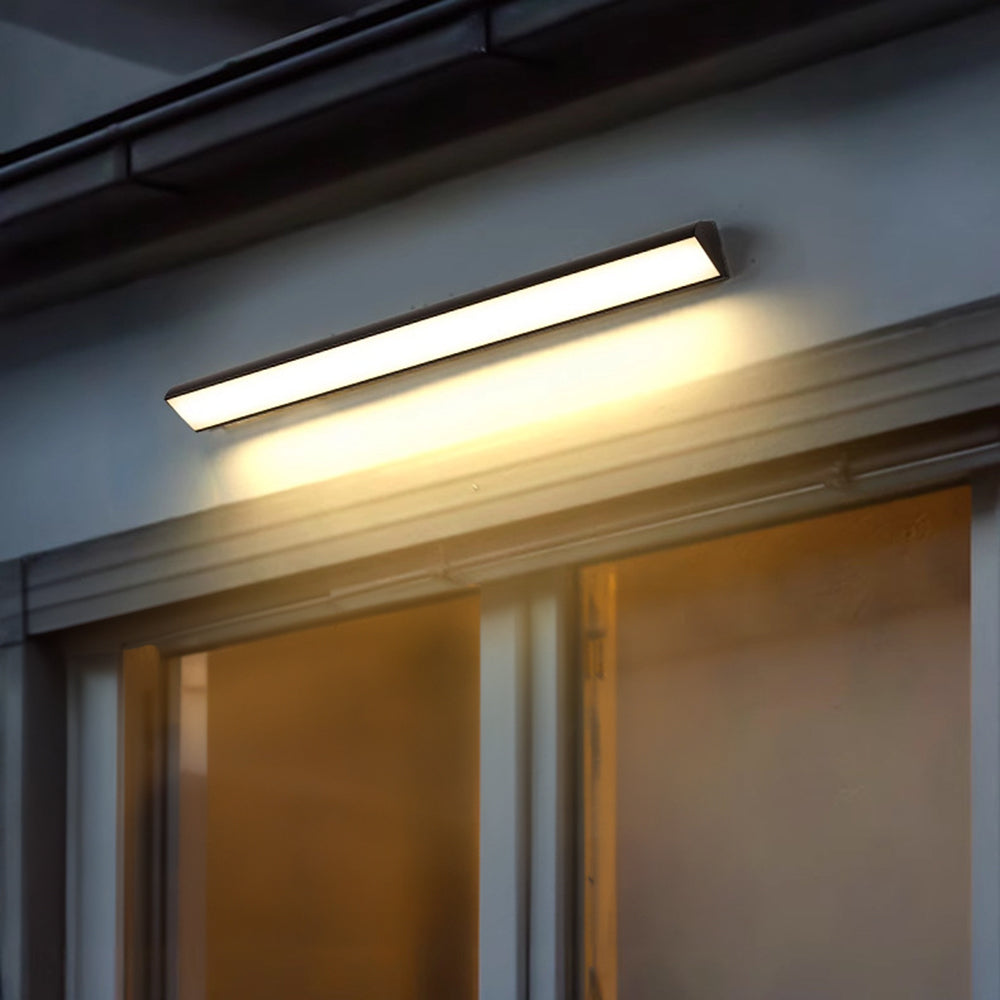 Minimalist LED Outdoor Wall Lamp – Waterproof, Modern Black Design