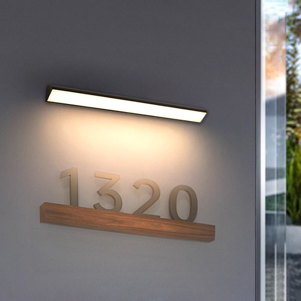 Minimalist LED Outdoor Wall Lamp – Waterproof, Modern Black Design