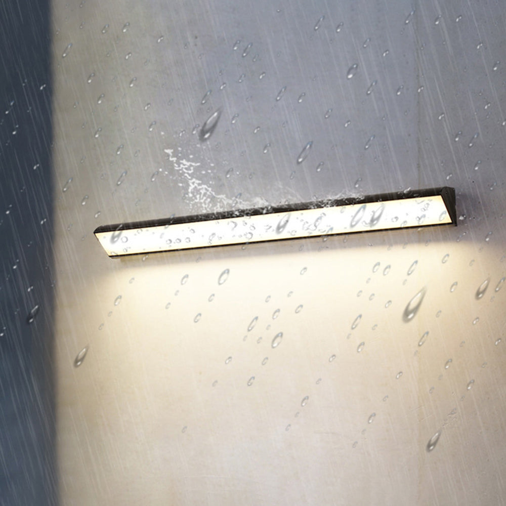 Minimalist LED Outdoor Wall Lamp – Waterproof, Modern Black Design