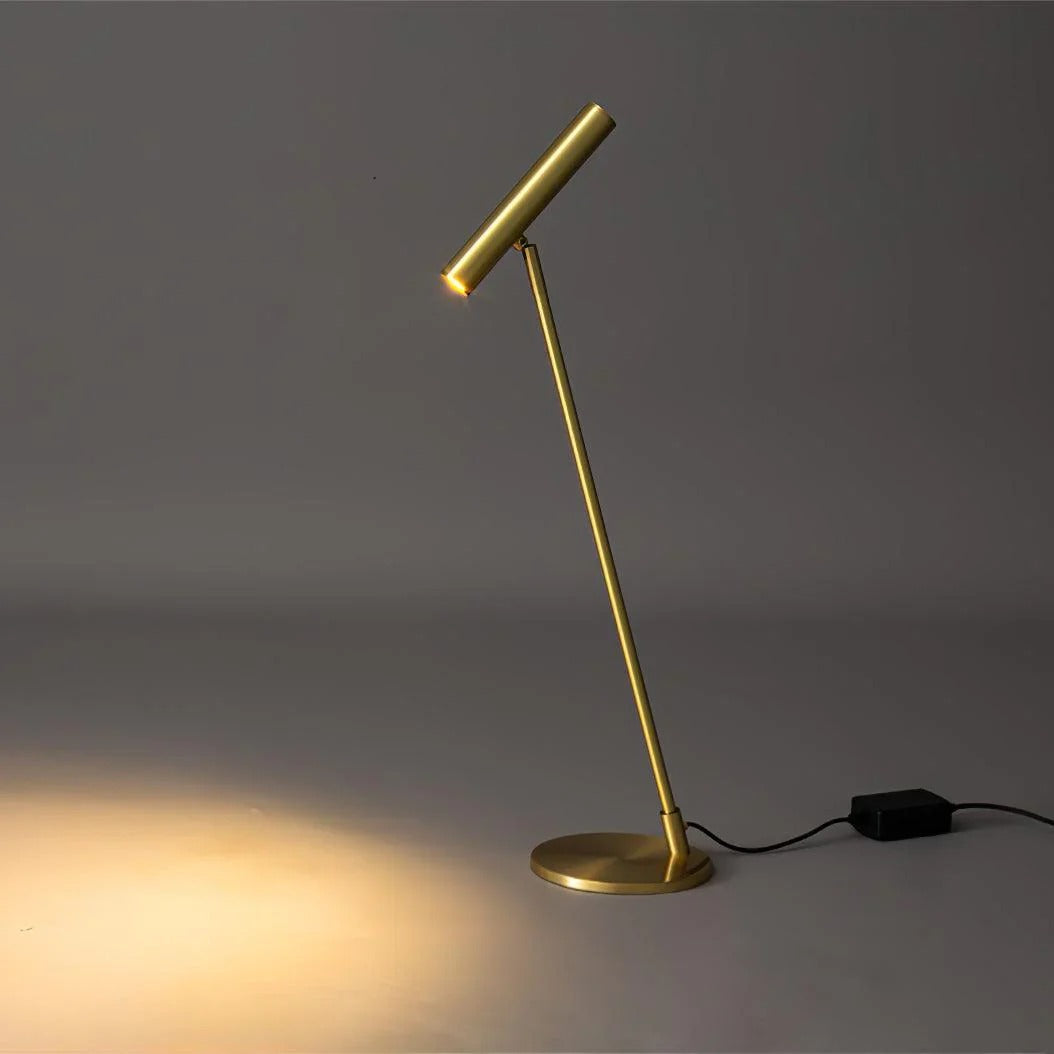 Minimalist Metal Table Lamp - Adjustable
