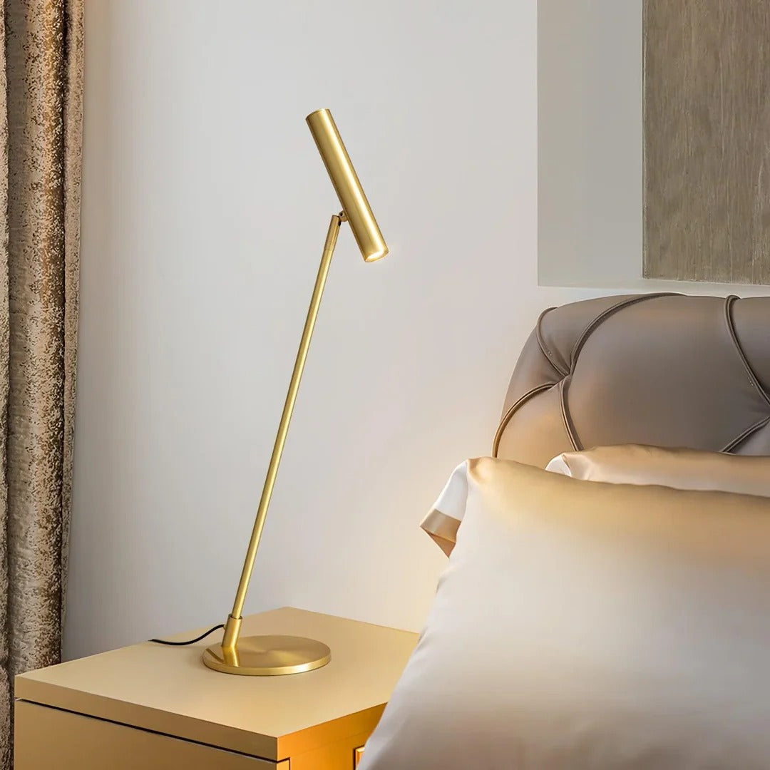 Minimalist Metal Table Lamp - Adjustable