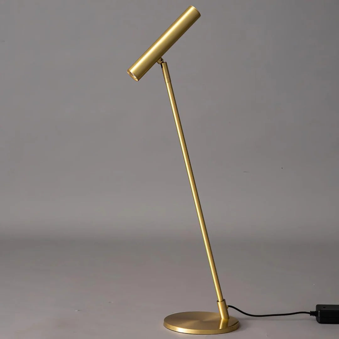Minimalist Metal Table Lamp - Adjustable