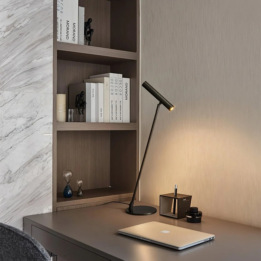 Minimalist Metal Table Lamp - Adjustable