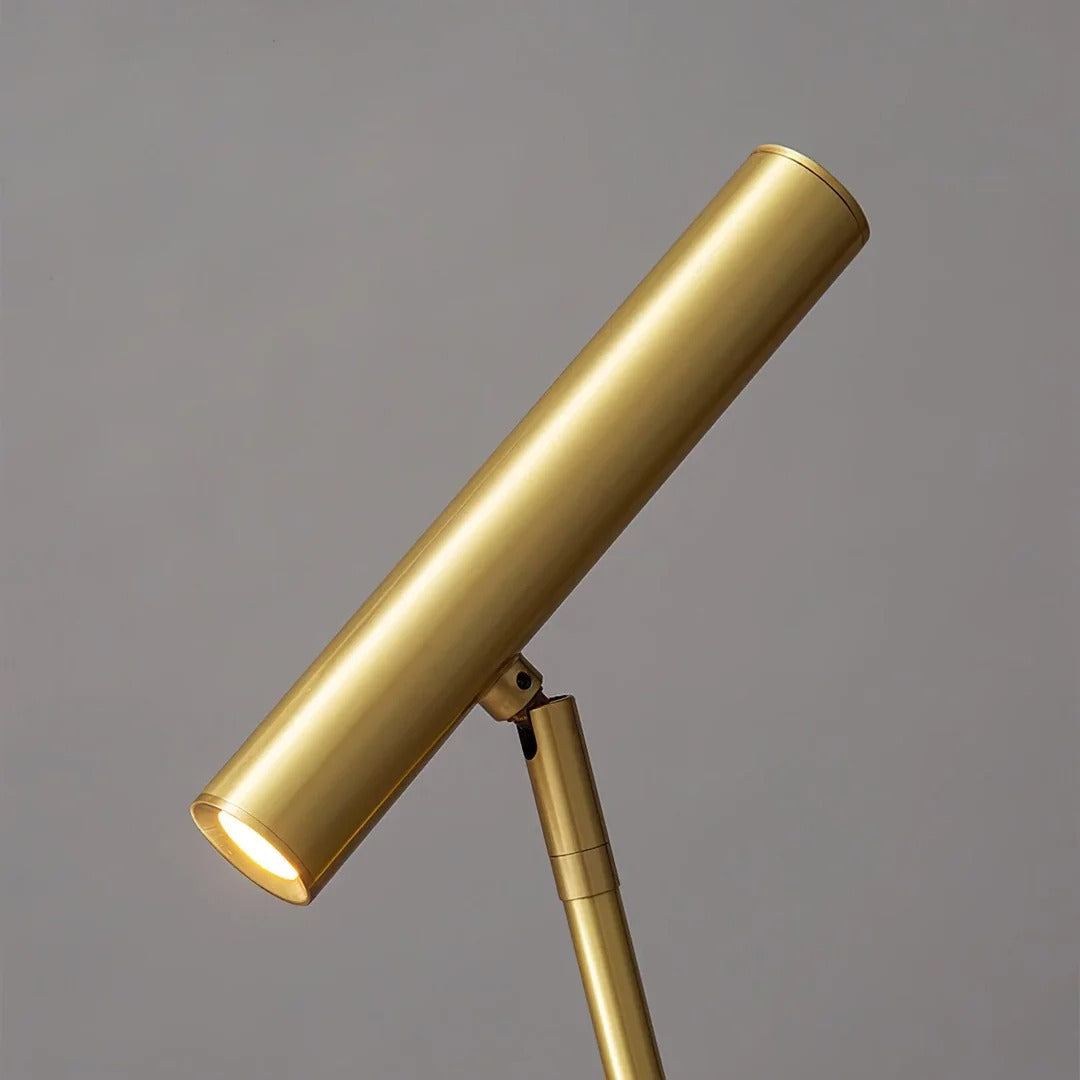 Minimalist Metal Table Lamp - Adjustable