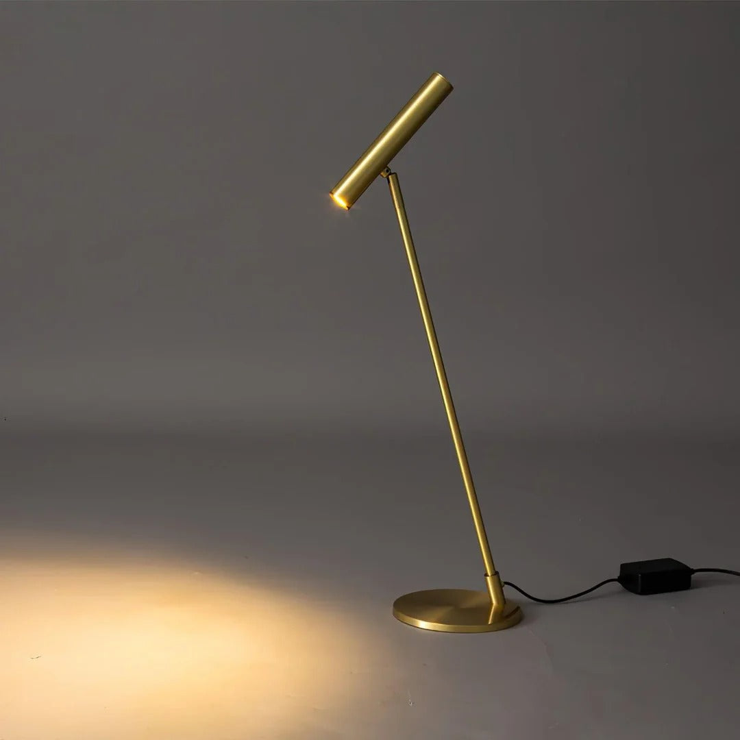 Minimalist Metal Table Lamp - Adjustable