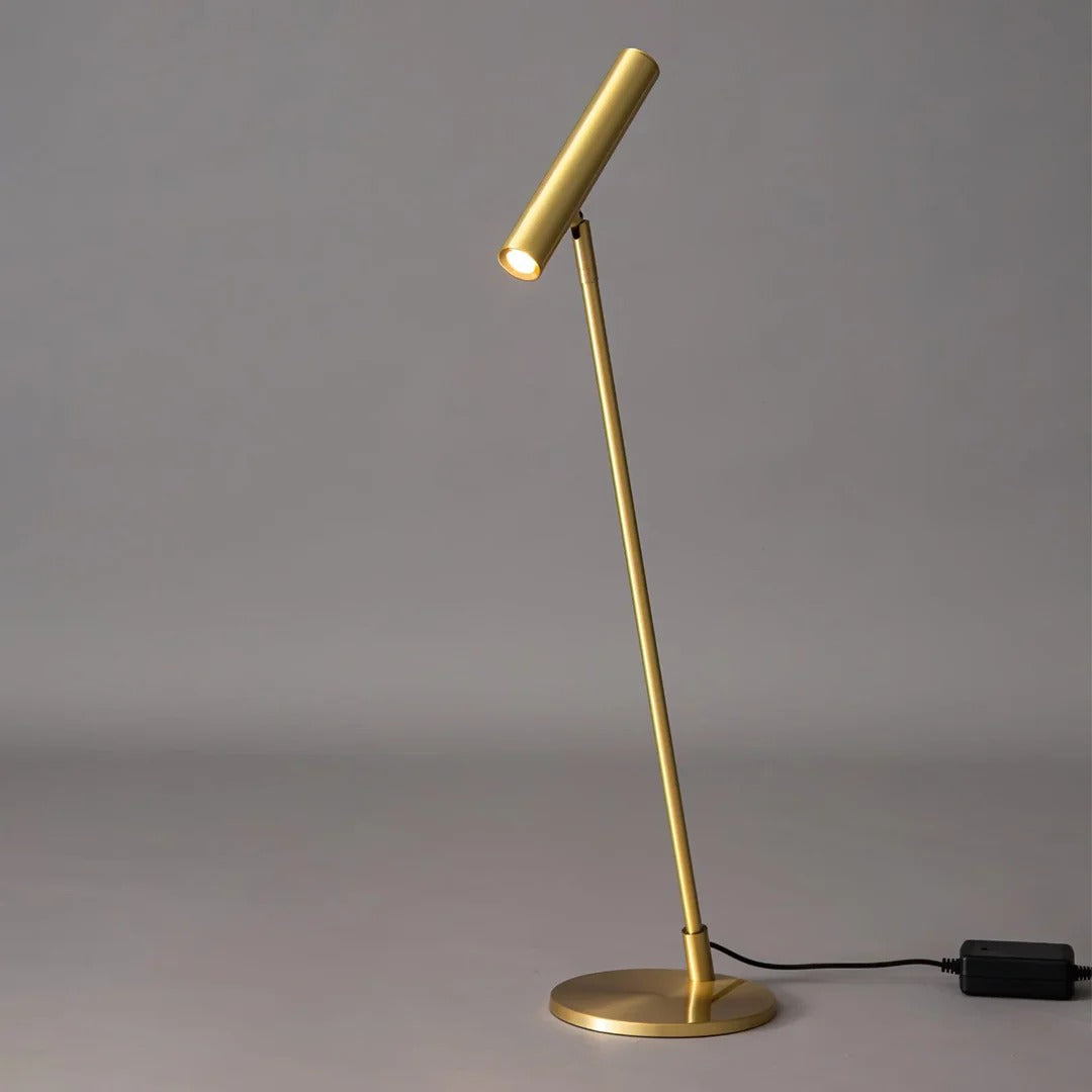 Minimalist Metal Table Lamp - Adjustable