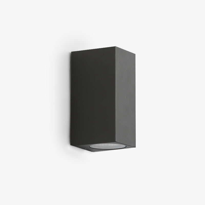 Minimalist Outdoor Exterior Wall Light – Black, Steady or Sensor Modes