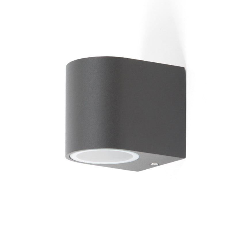 Minimalist Outdoor Exterior Wall Light – Black, Steady or Sensor Modes