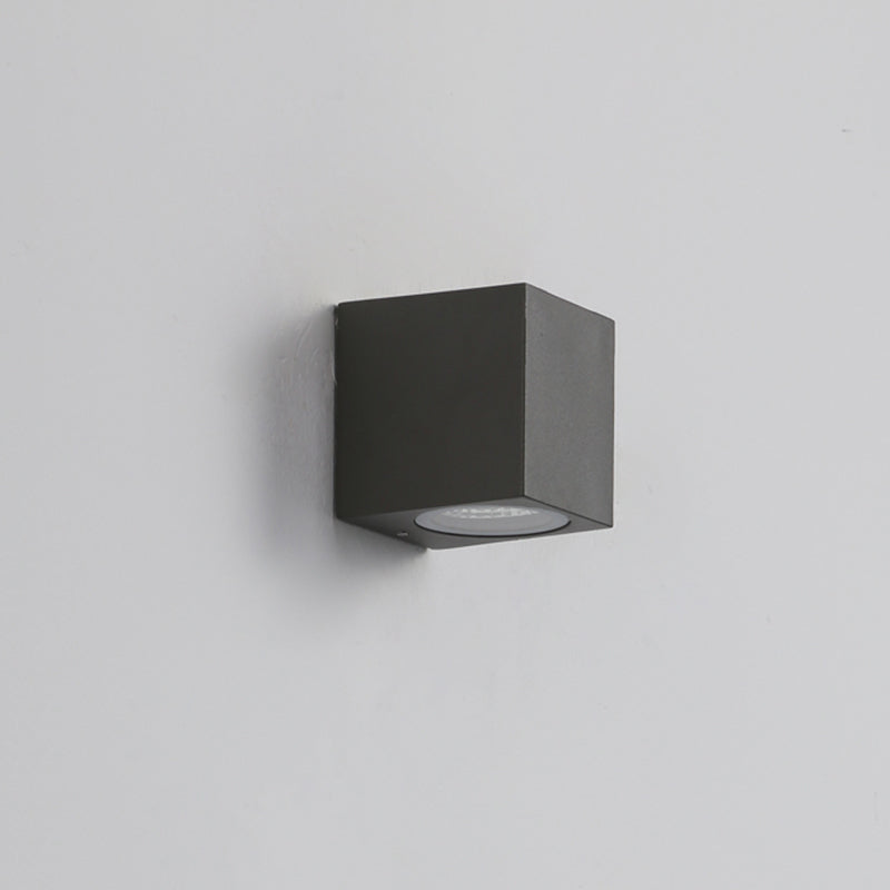Minimalist Outdoor Exterior Wall Light – Black, Steady or Sensor Modes